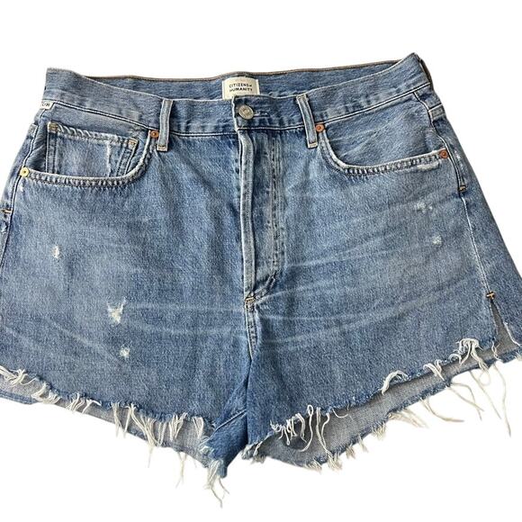 Cititzens of Humanity Marlow Jean Shorts Cut Off Women Size 29 - Picture 1 of 10